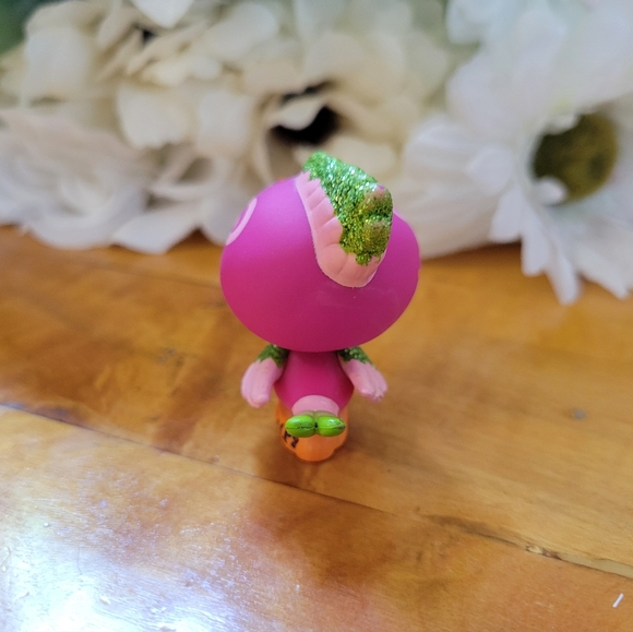 Littlest Pet Shop LPS #2340 Woodpecker Bird Pink Green Glitter Purple Eyes 2009 - Picture 4 of 11